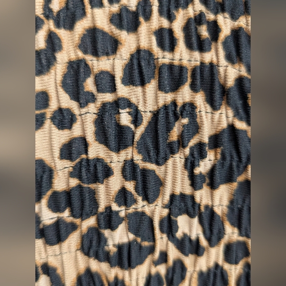 Next Leopard Print Blouse in Brown and Black - Picture 4 of 9